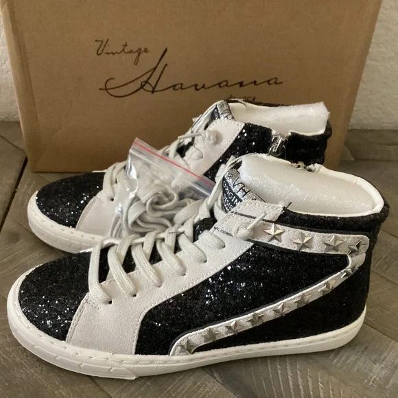 High Top Black Vintage Havana Sneakers Vintage Havana Celeste